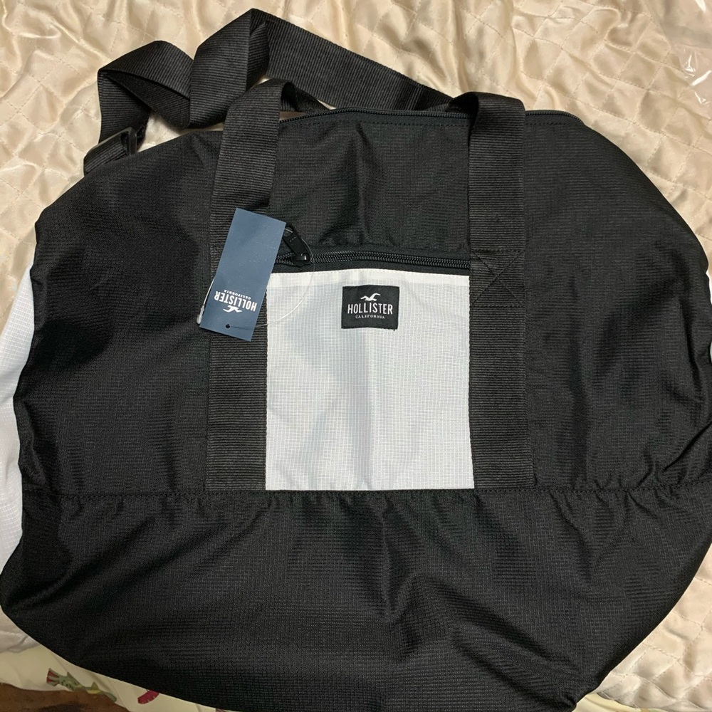 Hollister duffle bag gym bag